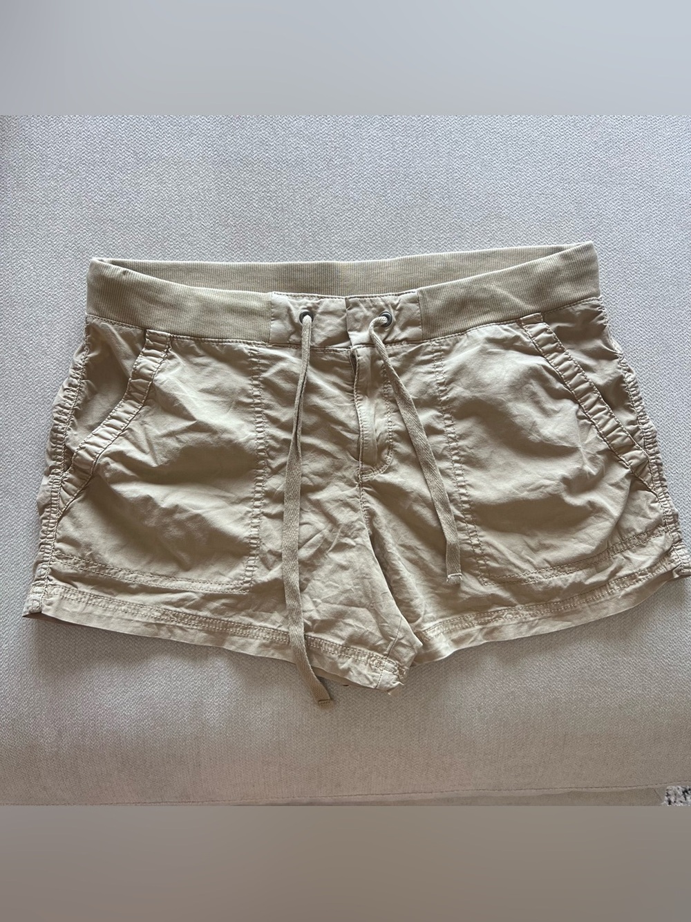 a.n.a. Tan Cargo shorts